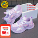 G.duck女童鞋子2025春秋季新款卡通庫洛米運動(dòng)鞋中大童女孩老爹鞋扭扭鞋 紫色 26