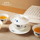 紅官窯國(guó)瓷茶具套裝醴陵陶瓷高檔送男士長(zhǎng)輩領(lǐng)導(dǎo)蘭谷幽香定制喬遷禮物 蓋碗【200ml】 3頭