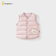 童泰（TONGTAI）嬰兒羽絨馬甲冬季寶寶衣服兒童上衣男童女童鴨絨坎肩紫色90cm