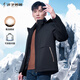 才子鵝絨三合一羽絨服男士外套秋冬保暖沖鋒90絨內膽戶(hù)外沖鋒兩件套