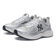 MLB男女復古老花時(shí)尚老爹鞋厚底運動(dòng)3ARNFSB4N 銀色/50SIS    43   
