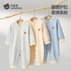 貝肽斯嬰兒衣服連體衣春秋新款暖姜保暖打底新生幼兒男女寶寶睡衣
