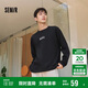 森馬（Semir）長(cháng)袖T恤男重磅寬松打底上衣印花情侶裝秋季內搭外穿101524101211