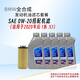 寶馬（BMW）原廠(chǎng)機油全合成發(fā)動(dòng)機機油  0W20 5L國六小保養套餐 適用1系