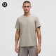 lululemon丨Soft Jersey 男士短袖針織衫 芯吸 LM3ES3S 雜色暖褐灰/雜色淺象牙白 M