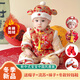 馬妹幾冬款寶寶周歲禮服抓周服國風(fēng)唐裝百天生日抓周套裝加厚新年拜年服 冬款(大龍鑲毛套裝含鞋) 加厚 送帽+襪+流蘇+冬款鈴鐺鞋 90 （建議身高81-90體重23-26斤）