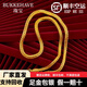 BUKKEHAVE黃金狐尾項鏈足金999金包銀男士百搭時(shí)尚簡(jiǎn)約素款經(jīng)典素鏈龍骨鏈 包金1.3克總重約26克狐尾項鏈