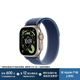 Apple/蘋(píng)果 Watch Ultra 3 智能手表蜂窩款49毫米原色鈦金屬表殼藍配亮藍野徑回環(huán)表帶M/L MEWV4CH/B