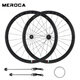 MEROCA公路車(chē)快拆圈剎輪組700C桶軸碟剎120響鋁合金4培林軸承輪組40MM圈 V3快拆圈剎一對