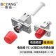 博揚（BOYANG）BY-F53 電信級耦合器 FC-LC接口 LC-FC光纖法蘭適配器 光纖轉接器光纖延長(cháng)轉接頭