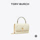 Tory Burch  湯麗柏琦  KIRA 迷你菱格紋錢(qián)夾鏈條包TB 158326 暖白色 101 OS