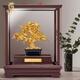 慕芳閣 金箔搖錢樹發(fā)財(cái)樹擺件進(jìn)寶大號(hào)送朋友送客戶喬遷禮物公司開業(yè)禮品家居客廳辦公室裝飾擺件工藝品 搖錢樹（29*17*36厘米）