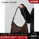 CALWAN KEODH包包女包斜挎包單肩包小眾腋下包大容量托特包生日禮物送女友老婆 【咖色】時(shí)尚秋美拉德磨砂通勤包