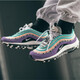 耐克（NIKE）新款女鞋 Air Max 97新干線彈頭 休閑運(yùn)動(dòng)舒適透氣跑步鞋 923288-500笑臉紫子彈閃電速發(fā) 36.5