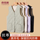 俞兆林（YUZHAOLIN）加絨保暖馬甲背心女疊穿打底加厚羊毛坎肩內搭輕薄內膽防風(fēng)可外穿