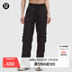 lululemon丨Dance Studio 女士寬松剪裁中腰工裝褲 拒水 LW5GOEA 黑色 M