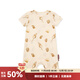 Milkbarn嬰兒連體衣服男女寶寶夏季短袖哈衣新生兒爬爬服 甜夢(mèng)貝殼 90cm (18-24m)