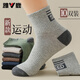 雅鹿10雙裝襪子男士中筒襪純色吸汗透氣春夏秋季運動(dòng)籃球長(cháng)筒百搭襪子 混色 10雙 均碼