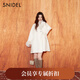 SNIDEL2025秋冬新品復古千金風(fēng)可拆卸毛領(lǐng)毛呢大衣外套SWFC254315 象牙白 S (0)