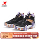 特步（XTEP）【門(mén)店同款】2024冬季新款御風(fēng)TD實(shí)戰籃球鞋男 黑/藤蘿紫 42