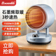 寶爾瑪（Baoerma）取暖器家用暖風(fēng)機電熱臺式桌面電暖器省電小型烤火爐浴室嬰兒熱風(fēng)機辦公室暖腳神器臥室電暖風(fēng)速熱 藍色