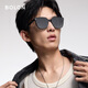 BOLON暴龍眼鏡26年新品丁禹兮同款太陽(yáng)鏡方框墨鏡男偏光鏡女防曬BL3250 【方圓大框-BL3250C10 】亮黑色【偏光】