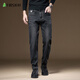 杉杉秋冬季直筒牛仔褲男內里加厚2025輕商修修飾腿型加厚牛仔長(cháng)褲男