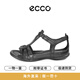 愛(ài)步（ECCO）女鞋夏季新款時(shí)尚魔術(shù)貼休閑涼鞋露趾平底羅馬鞋240873國內現貨 53859 40