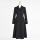 X.C.N 祥春鳥(niǎo)職場(chǎng)百搭通勤西裝套裝裙女秋冬季商務(wù)接待修身顯瘦正裝裙子 黑色 M