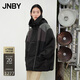 JNBY/江南布衣春秋風(fēng)衣女立領(lǐng)戶(hù)外夾克混紡拼接寬松外套5O9911200