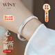 唯一（Winy）銀手鐲足銀9999實(shí)心鐲子生日新年情人節禮物送女友媽媽純銀飾品