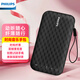飛利浦（PHILIPS）BT3900藍牙音箱便攜式超薄低音炮音響 曜石黑