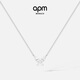 APM Monaco蝴蝶項鏈女銀鎖骨鏈時(shí)尚飾品禮物送女友毛衣鏈
