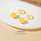 金至尊黃金耳釘女小圓珠磨砂足金999耳飾耳環(huán)新年禮物計價(jià) 1.14克