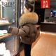 ROYAY高端品牌2025年最新款冬季輕薄羽絨服女款面包衣服短款女士外套 咖色 L 【建議120斤-130斤】