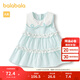 巴拉巴拉寶寶連衣裙嬰兒裙子兒童公主裙女童夏裝甜美氣質(zhì)清爽時(shí)尚 粉藍80086 100