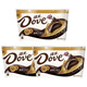 德芙66%醇黑巧克力碗裝252g排塊結婚婚慶喜糖果戶(hù)外旅游休閑零食 德芙14g66%醇黑252克(18條)【3袋】(非碗裝，袋裝發(fā)貨)