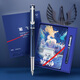 英雄（HERO）【熱門(mén)商品】鋼筆 禮盒英雄×山東艦H605D艦載飛行聯(lián)名款航母文創(chuàng  )教師禮物筆記本禮盒藍色