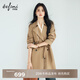 伊芙麗卡其色高級感時(shí)髦大氣風(fēng)衣早秋外套女秋2024秋裝新款 咖啡金 S 95-105斤