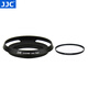 JJC 相機遮光罩 適用于索尼E 16-50mm/28-60mm鏡頭 A6500 A6400 A6300 A6100 ZV-E10L 微單保護配件 黑色遮光罩+40.5mmUV濾鏡