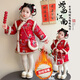 丹鳥(niǎo)王女童冬季旗袍新款中大童國風(fēng)加厚連衣裙洋氣喜慶寶寶元旦拜年服裝 錦鯉送福旗袍+背包 110 碼