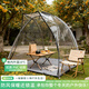 篷爸爸1-2 人透明陽(yáng)光房帳篷 防風(fēng)防水防寒鎖溫 冬季曬太陽(yáng)觀(guān)景帳篷 透明