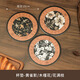 AILUKI日本隔熱墊餐桌新款砂鍋墊防滑專(zhuān)用墊子防燙耐高溫陶瓷餐墊 花卉杯墊套裝【3墊-款式1】