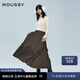 moussy 新法式田園風(fēng)碎花傘裙花邊半身裙女028IAZ31-1011 065花紋棕色 均碼 00020/F