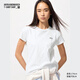 優(yōu)衣庫合作款/T2CLASSIC女裝竹節紗T恤/短袖anya合作小眼睛477507 00 白色 S /155/80A
