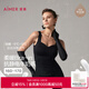 愛(ài)慕【牛奶系】含氨基酸保暖帶杯打底背心女免穿文胸公主領(lǐng)保暖內衣 經(jīng)典黑400 M 165