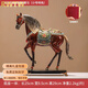 RWTW皇室駿騎馬到成功擺件琺瑯彩合金工藝品辦公室玄關(guān)裝飾送開(kāi)業(yè)禮物 RD琺瑯彩皇室駿騎唐馬（小號啡色）