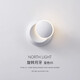 蒂蘭仕現(xiàn)代簡(jiǎn)約床頭燈臥室壁燈客廳墻燈電視背景過道墻壁燈創(chuàng)意個(gè)性燈具 白色款+暖光