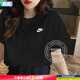 耐克（NIKE）女裝男裝短袖 25夏季新款運動(dòng)服透氣休閑服寬松上衣女T恤休閑短袖 AR4999-013/經(jīng)典黑色 M (170/88A)