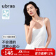 ubras【劉雯同款】無(wú)尺碼清爽透氣吊帶背心帶胸墊打底可外穿 店長(cháng)推薦-【吊帶款】白色